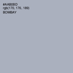 #AAB0BD - Bombay Color Image