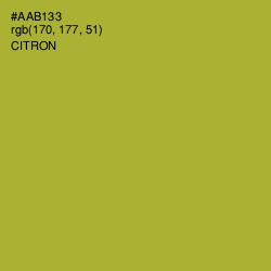 #AAB133 - Citron Color Image