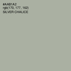 #AAB1A2 - Silver Chalice Color Image