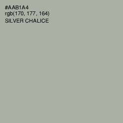 #AAB1A4 - Silver Chalice Color Image