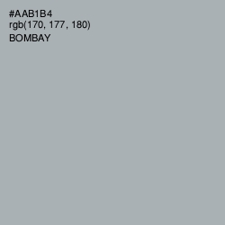 #AAB1B4 - Bombay Color Image