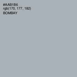 #AAB1B6 - Bombay Color Image