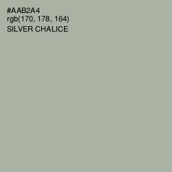 #AAB2A4 - Silver Chalice Color Image