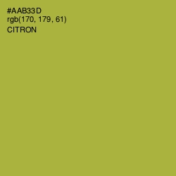 #AAB33D - Citron Color Image