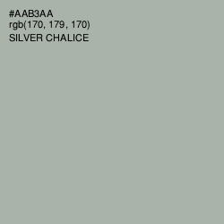 #AAB3AA - Silver Chalice Color Image