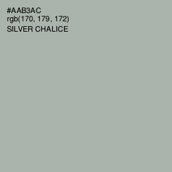 #AAB3AC - Silver Chalice Color Image