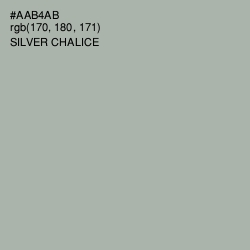 #AAB4AB - Silver Chalice Color Image