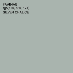 #AAB4AE - Silver Chalice Color Image