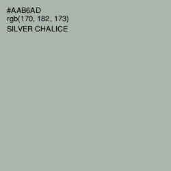 #AAB6AD - Silver Chalice Color Image