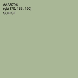 #AAB796 - Schist Color Image