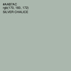 #AAB7AC - Silver Chalice Color Image