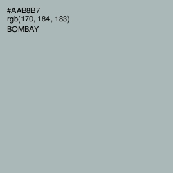 #AAB8B7 - Bombay Color Image