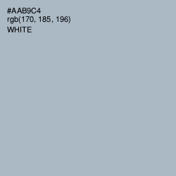 #AAB9C4 - Cadet Blue Color Image