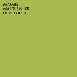#AABA53 - Olive Green Color Image