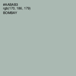 #AABAB3 - Bombay Color Image