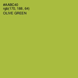 #AABC40 - Olive Green Color Image