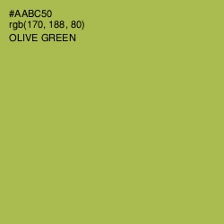 #AABC50 - Olive Green Color Image