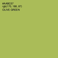 #AABC57 - Olive Green Color Image