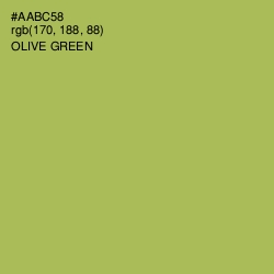 #AABC58 - Olive Green Color Image
