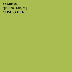 #AABD50 - Olive Green Color Image