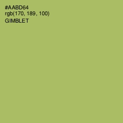#AABD64 - Gimblet Color Image