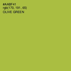 #AABF41 - Olive Green Color Image