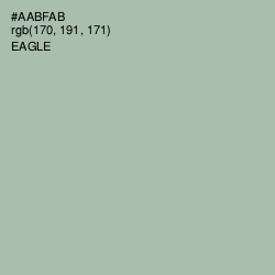 #AABFAB - Eagle Color Image