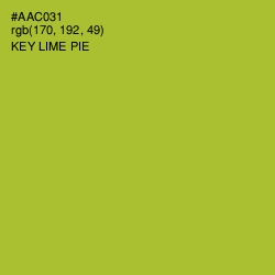 #AAC031 - Key Lime Pie Color Image