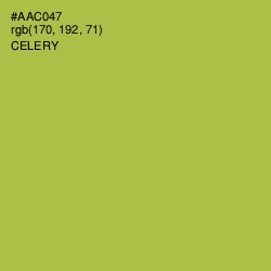 #AAC047 - Celery Color Image