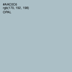 #AAC0C6 - Opal Color Image