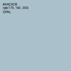 #AAC0CB - Opal Color Image