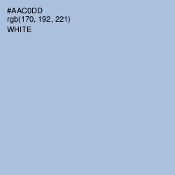 #AAC0DD - Heather Color Image