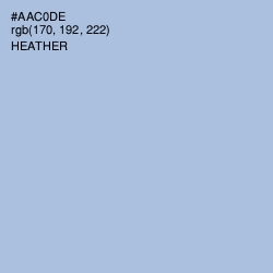 #AAC0DE - Heather Color Image