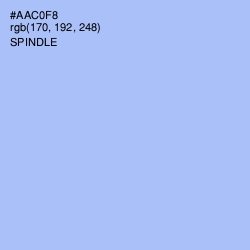 #AAC0F8 - Spindle Color Image