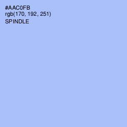 #AAC0FB - Spindle Color Image