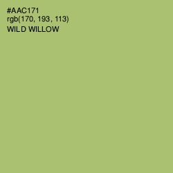 #AAC171 - Wild Willow Color Image