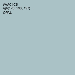 #AAC1C5 - Opal Color Image