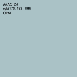 #AAC1C6 - Opal Color Image
