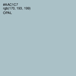 #AAC1C7 - Opal Color Image