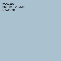 #AAC2D0 - Heather Color Image