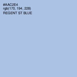 #AAC2E4 - Regent St Blue Color Image