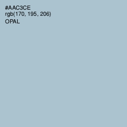 #AAC3CE - Opal Color Image