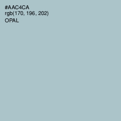 #AAC4CA - Opal Color Image