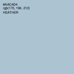#AAC4D4 - Heather Color Image