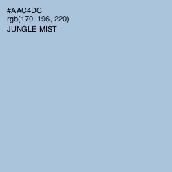 #AAC4DC - Jungle Mist Color Image