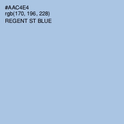 #AAC4E4 - Regent St Blue Color Image