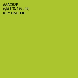 #AAC52E - Key Lime Pie Color Image