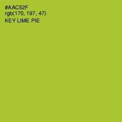 #AAC52F - Key Lime Pie Color Image