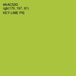 #AAC53D - Key Lime Pie Color Image