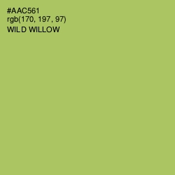 #AAC561 - Wild Willow Color Image